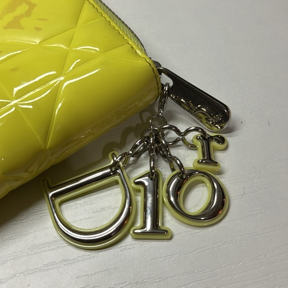 Authentic Cristian Dior Yellow Wallet - Picture 6 of 17